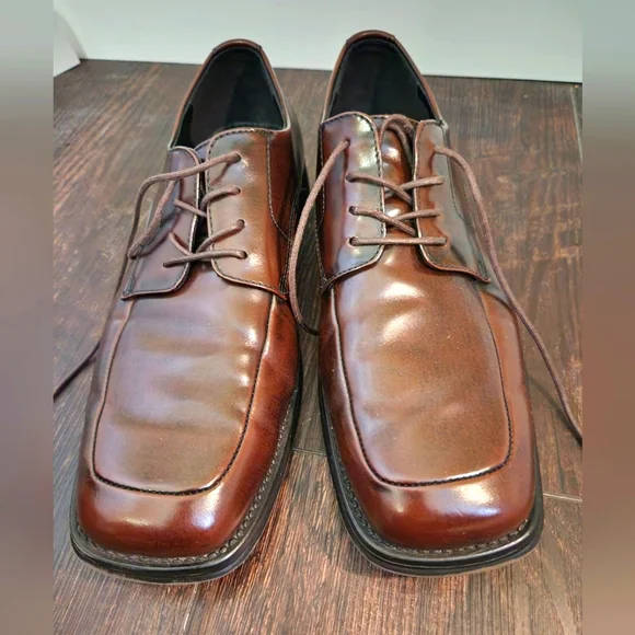Men\'s Kenneth Cole  Sim Plicity Le Brown Oxford Dress Shoes IOB Box, Size 11 Kenneth Cole Reaction Men main image 4